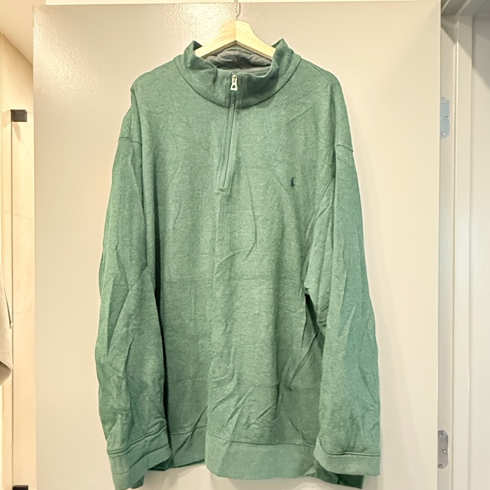 Polo by Ralph Lauren Green and Gray Pullover